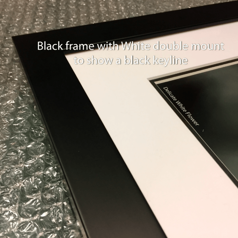 Black frame Corner Detail