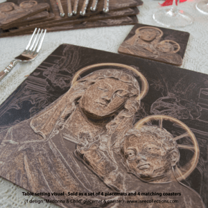Madonna & Child Placemats and coasters room