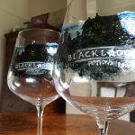 Artisan Gin maker special commission hand painted glasses
