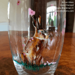 Hare Hand Painted Vase