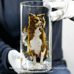 Commissions – Pet Portrait Hand Painted Glass Vase